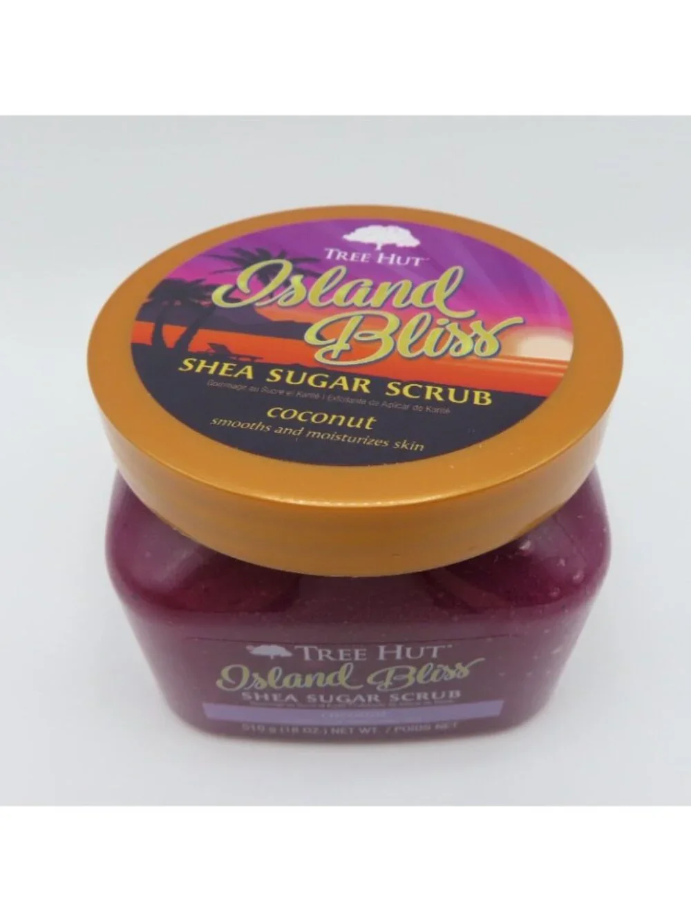 Tree Hut Island Bliss Body Scrub Shea Sugar Coconut 18oz UPC 075371003394 NEW